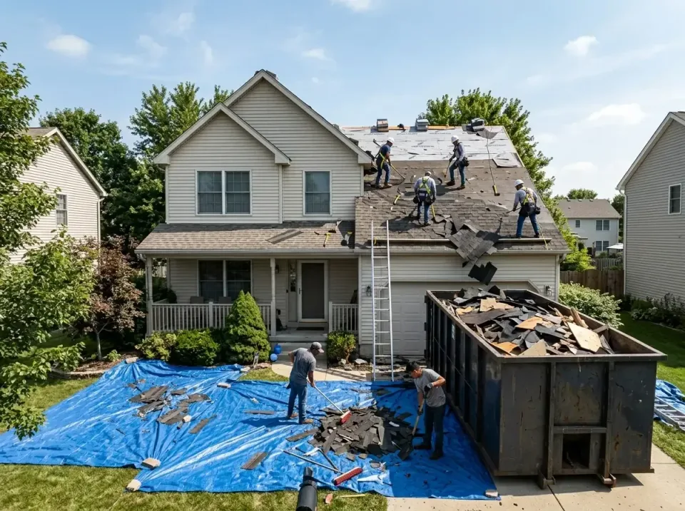 roof-replacement-debris-remova-004 — frequently asked questions, Cheapest Dumpster Rentals in Plumas Lake, CA